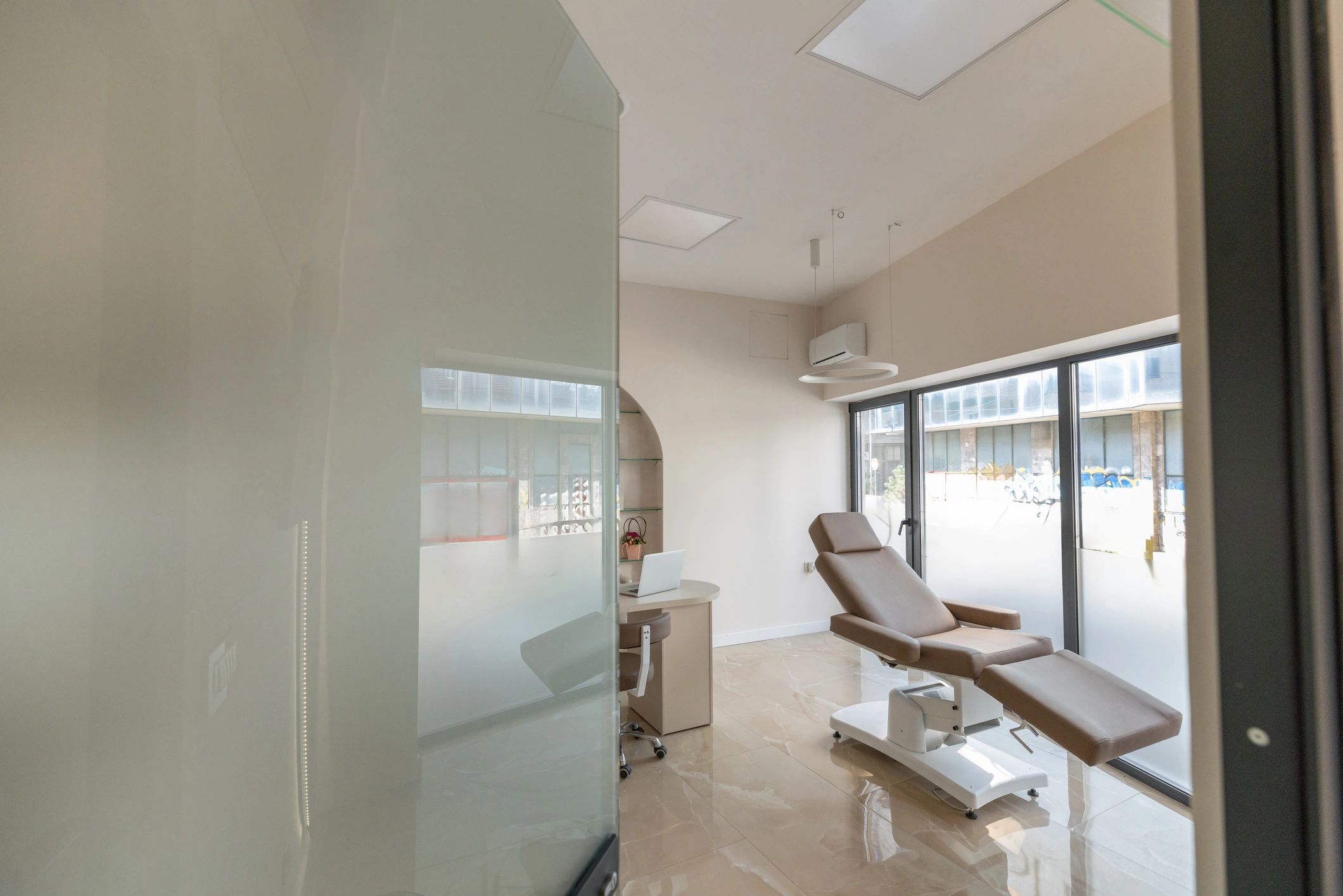 tattoo studio industrial modern interior